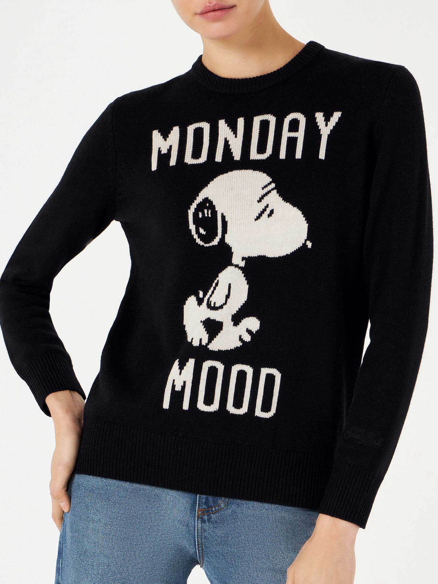 Maglione da donna con stampa Monday Mood Snoopy | SNOOPY - EDIZIONE SPECIALE PEANUTS™