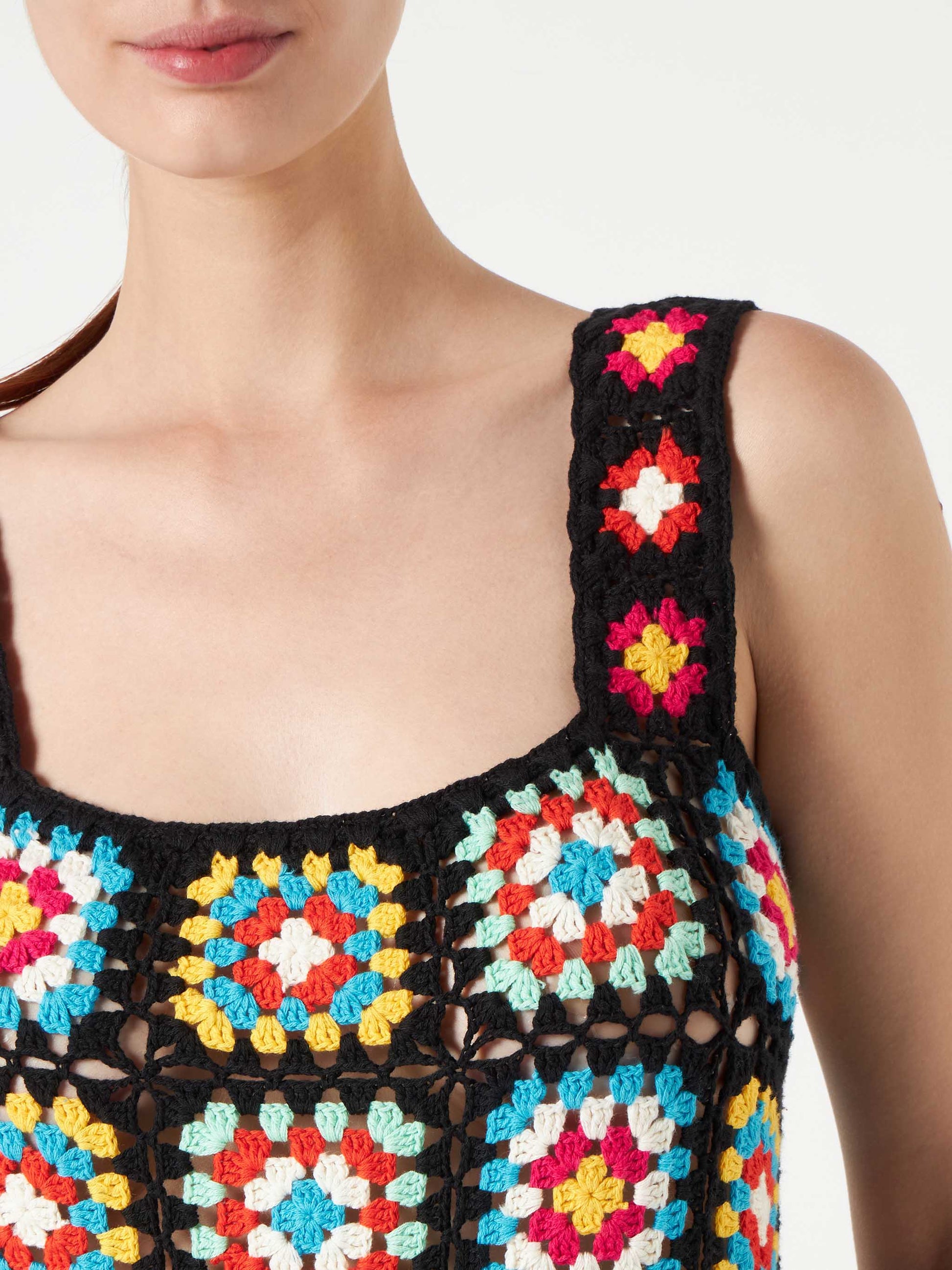 crochet dress sleeveless Karen Kane Women's Sleeveless Crochet Dress, Large, L, Off White, 100% Polyester