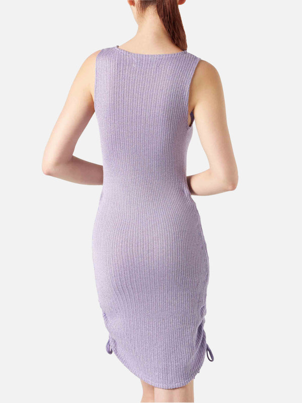 Ribbed sheath dress Jori with drawstring