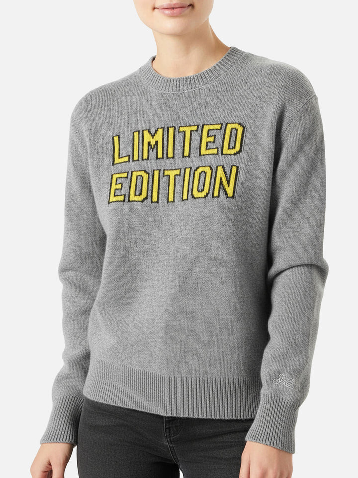 Maglione da donna con scritta Limited Edition