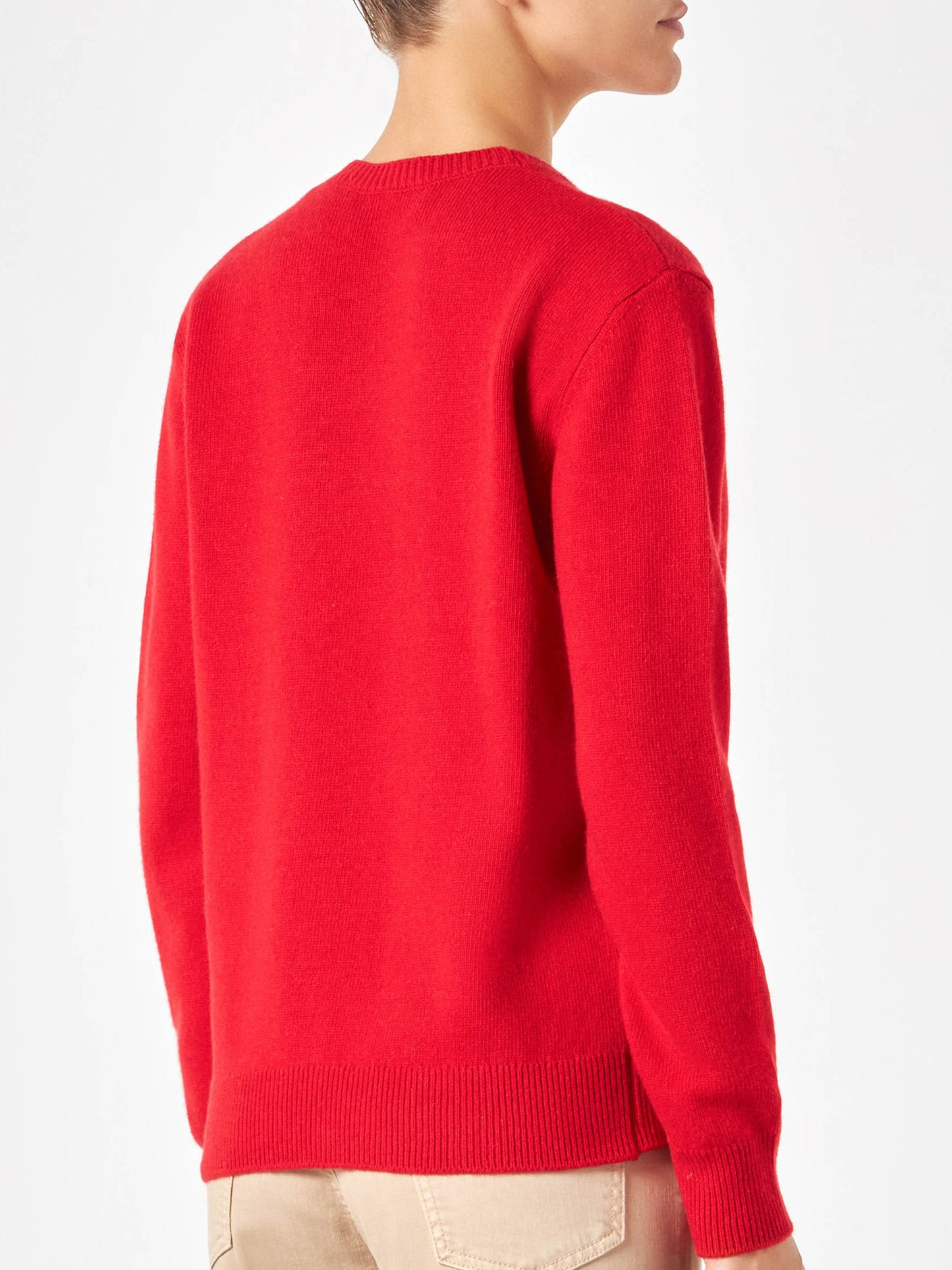 Woman sweater with Material girl embroidery | NIKI DJ SPECIAL EDITION