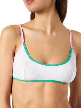 Woman terry bralette swimsuit