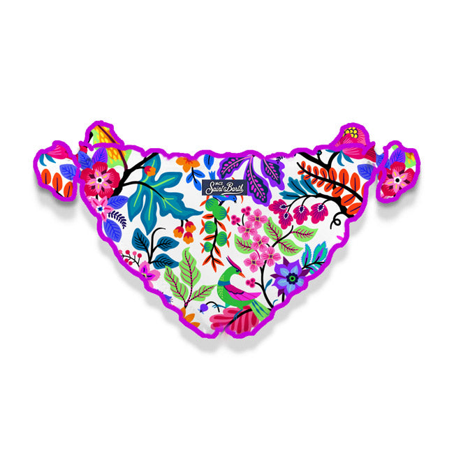 Mädchen-Badehose mit Blumendruck