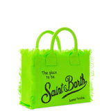 Borsa Colette in canvas di cotone verde fluo