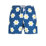 Man classic swim shorts with daisy print