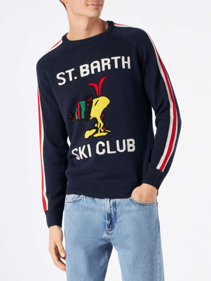 Man sweater with Woodstock print | WOODSTOCK - PEANUTS™ SPECIAL EDITION - MC2 Saint Barth