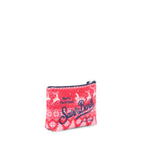 Aline Wollpochette mit Weihnachtsmann-Print