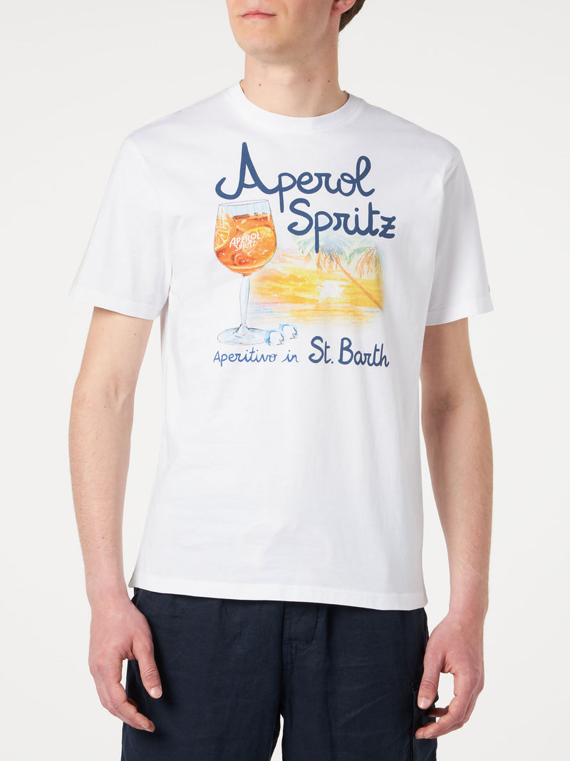 Herren-T-Shirt aus Baumwolle mit „Aperol Spritz Venice“-Aufdruck | APEROL SONDEREDITION