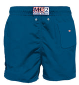 Blue man swim shorts with pocket