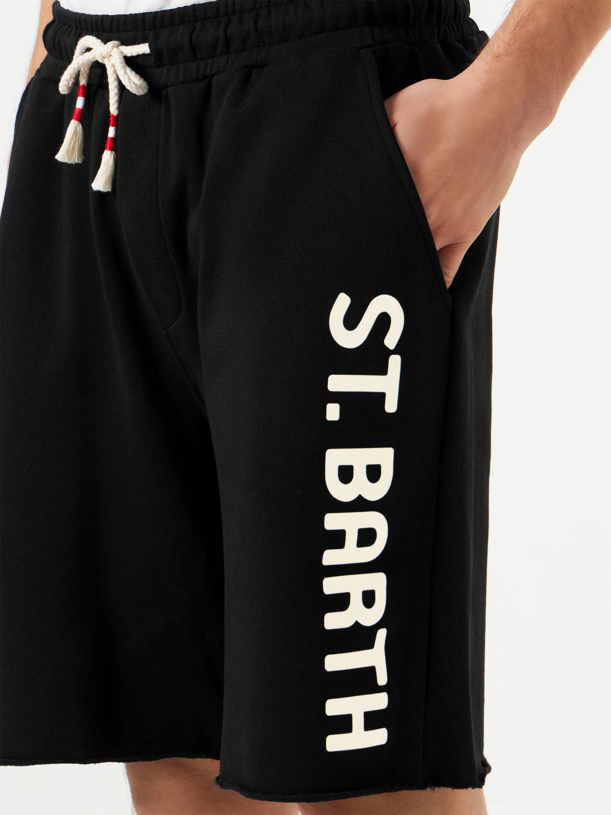 Man black cotton bermuda - MC2 Saint Barth