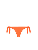 Orange Draped Bandeau Bikini