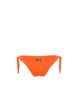 Orange Draped Bandeau Bikini