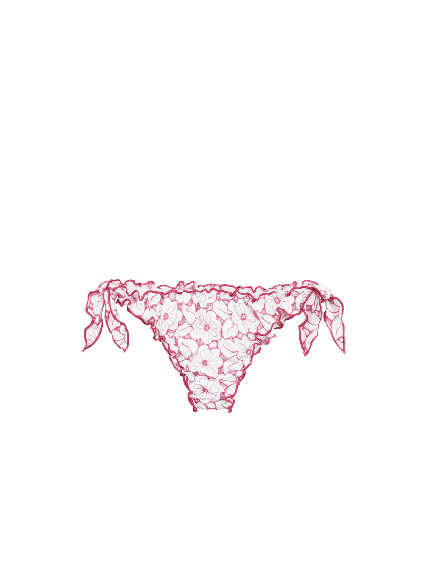 PINK FLORAL LACE SLIP - MC2 Saint Barth
