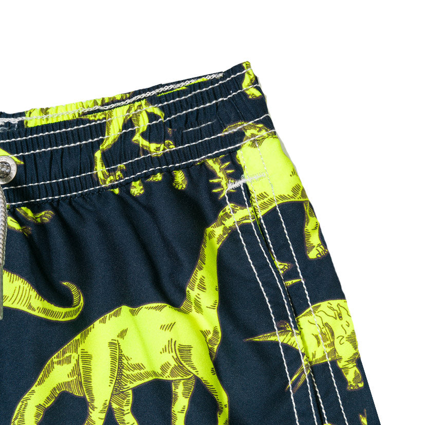 Boy swim shorts with dinosaur print - MC2 Saint Barth