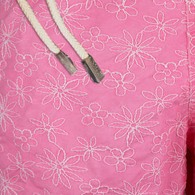 Costume da bagno rosa ricamato