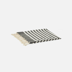 Fouta classico a nido d'ape con righe
