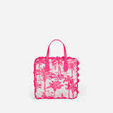 Borsa Vivian in cotone con stampa toile de jouy