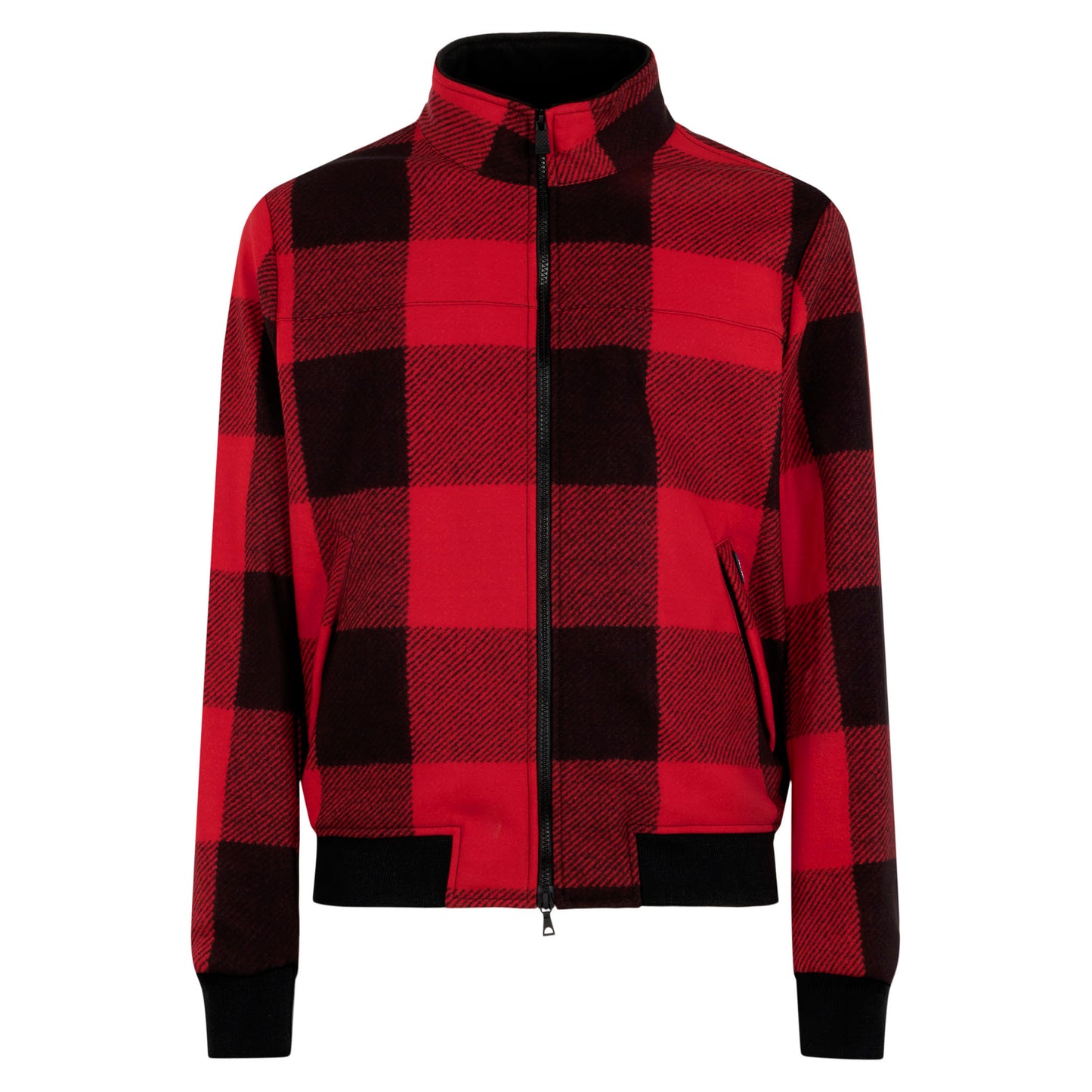 Man mid-season checked bomber jacket Traveler - MC2 Saint Barth