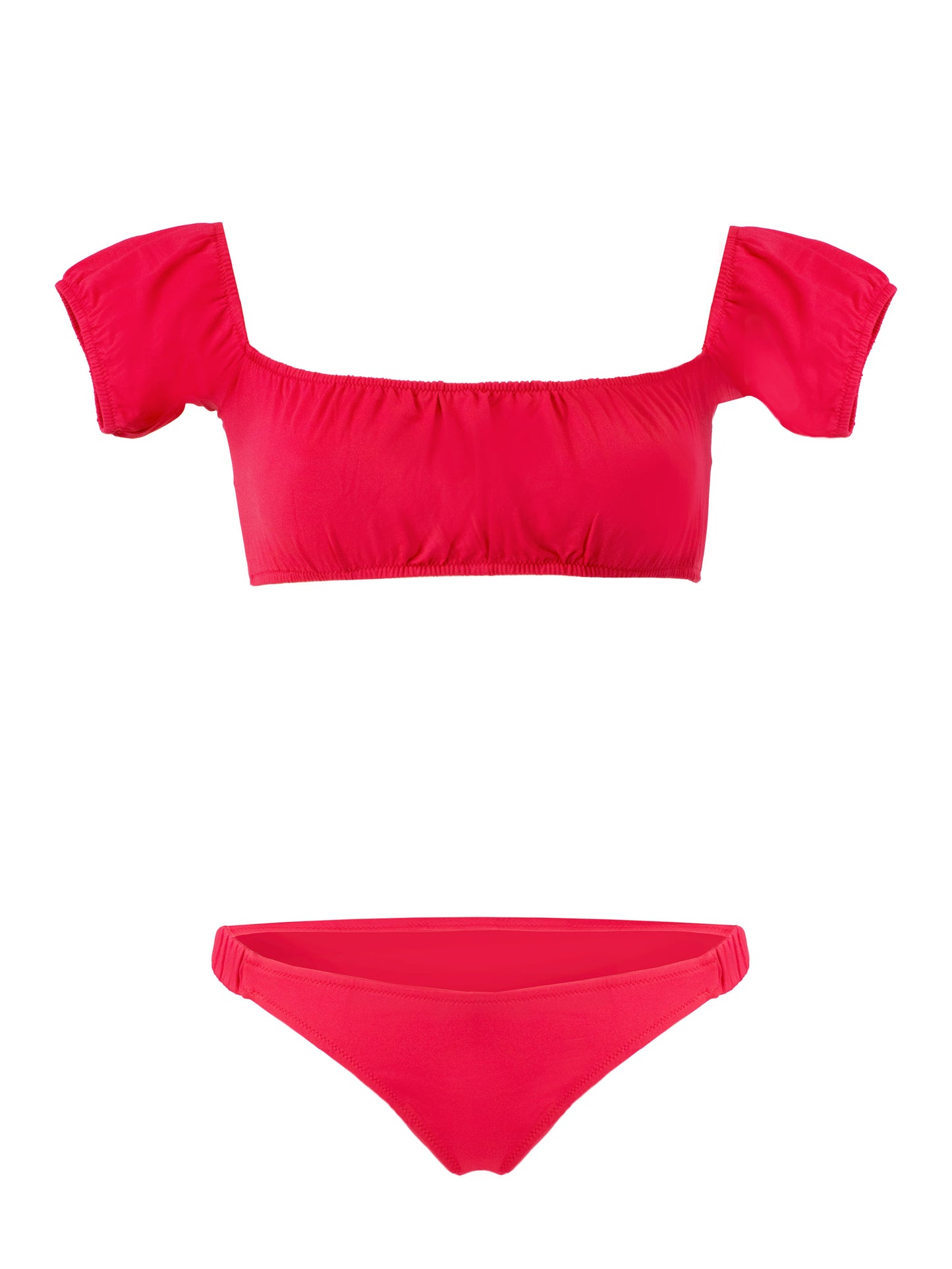 Off-Shoulder Red Bikini - MC2 Saint Barth