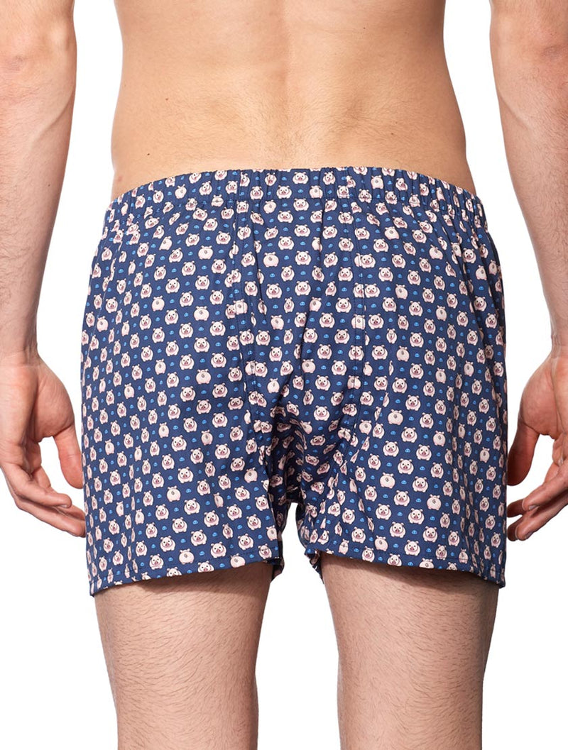 Boxershorts für Herren mit Piggy-Aufdruck