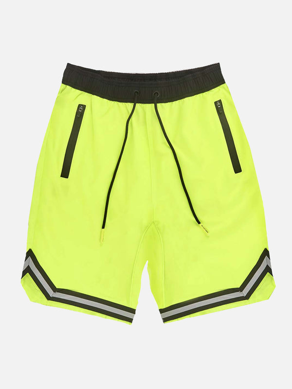 Costume da bagno giallo fluo stile surf