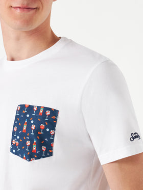 Man cotton t-shirt with Spritz pocket | APEROL SPECIAL EDITION