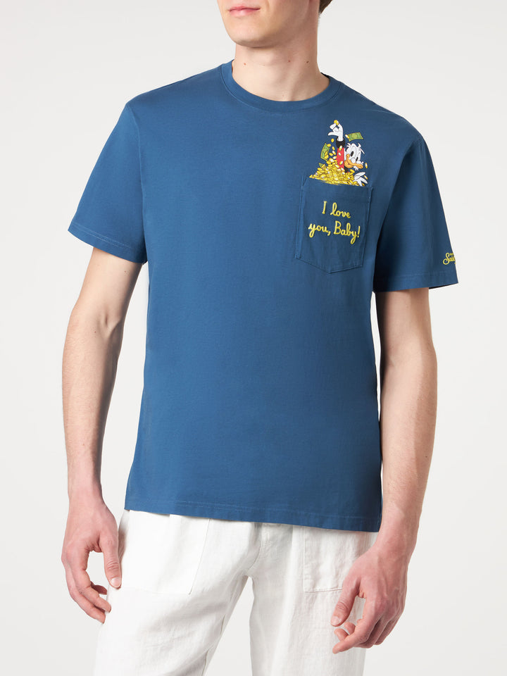T-shirt uomo in cotone con ricamo | ©DISNEY EDIZIONE SPECIALE
