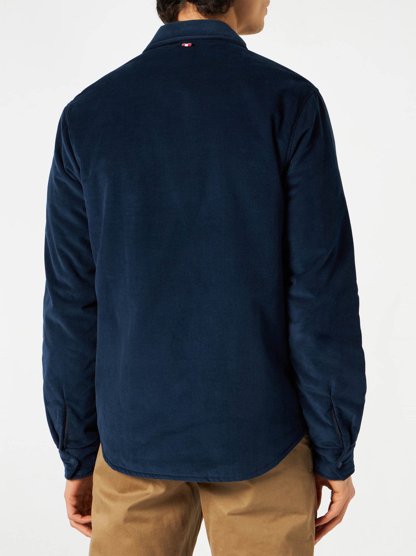 Overshirt Chalet with pocket and St. Barth Bob Club embroidery