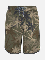 Boardshorts mit Palmen-Print