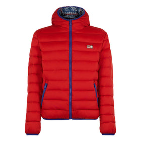 Man double face red down jacket Courchevel - MC2 Saint Barth