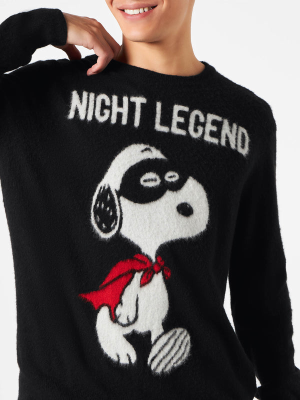 Man soft sweater with Snoopy Night Legend print | SNOOPY - PEANUTS™ SPECIAL EDITION