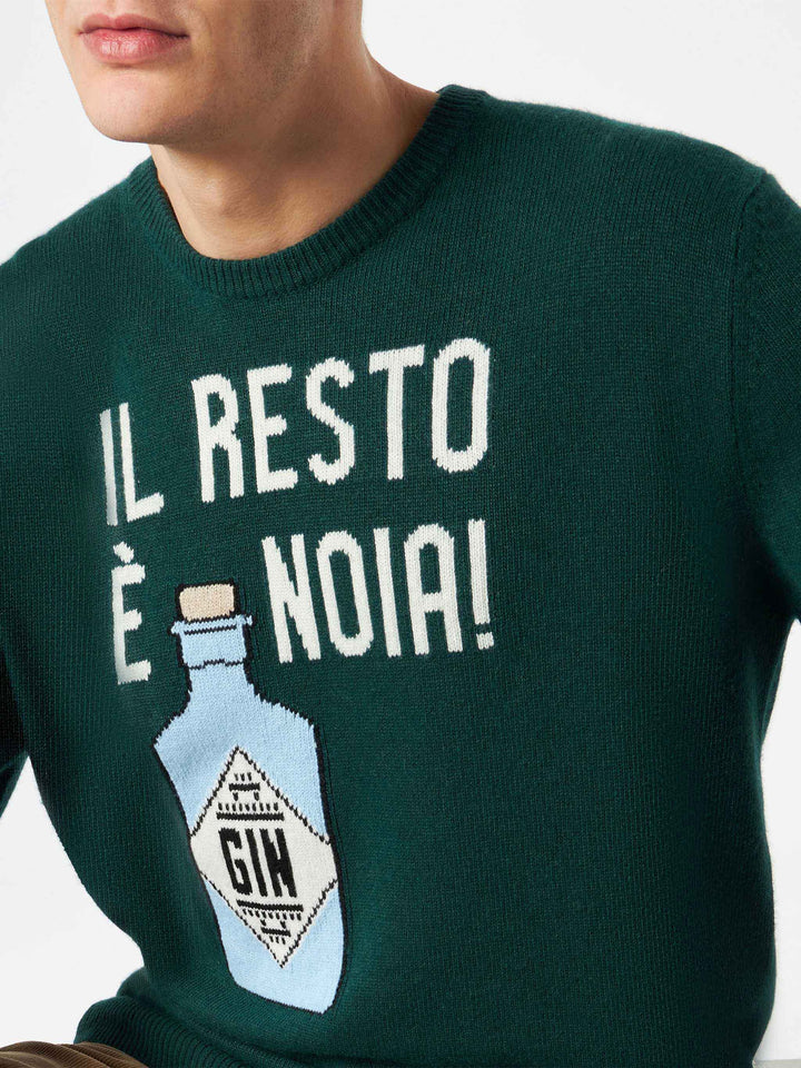 Maglione da uomo con stampa Il Resto è Noia