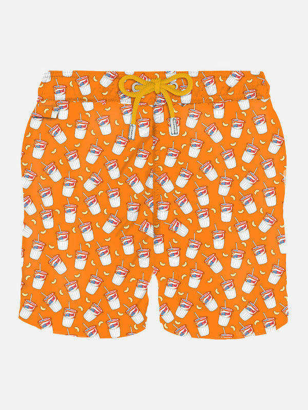 Herren-Badeshorts aus leichtem Stoff mit Estathé-Print | ESTATHé® SONDEREDITION