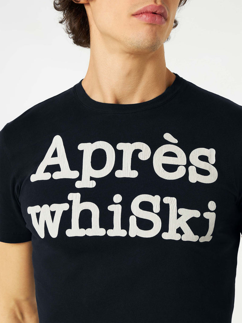 Après whiSki blaues T-Shirt