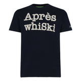 Après whiSki blaues T-Shirt