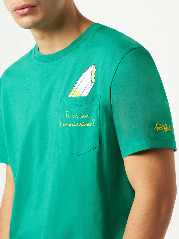 cotton t-shirt with Ti va un Lemonissimo? embroidery | ALGIDA® SPECIAL EDITION