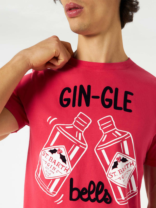 T-shirt uomo stampa Gin-Gle Bells