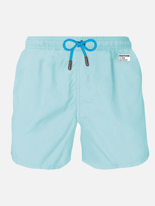 Wassergrüne Badeshorts für Herren | PANTONE™ SONDERAUSGABE