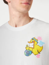 Man t-shirt with Crypto duck print | CRYPTO PUPPETS® SPECIAL EDITION