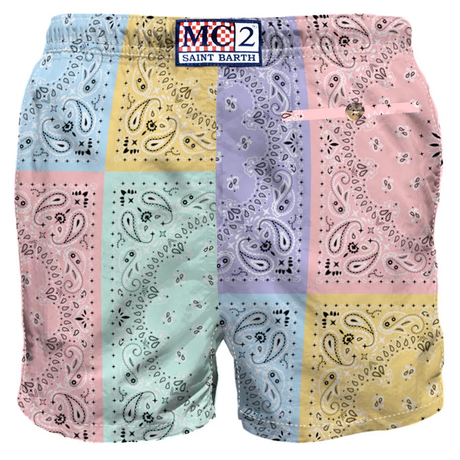 Herren-Bandana-Badeshorts