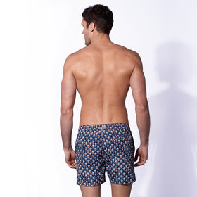 Man light fabric swim shorts with pop corn print - MC2 Saint Barth