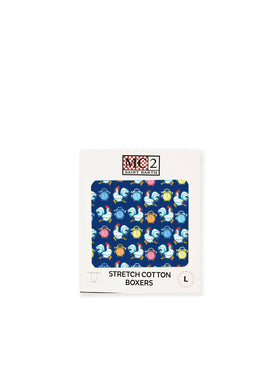 Micro roosters and alarms print underwear boxer - MC2 Saint Barth