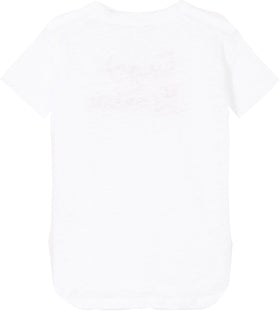 Linen t-shirt with Love St. Barth embroidery