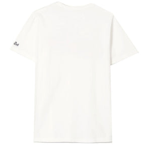 Scrambler White Cotton T-Shirt - MC2 Saint Barth