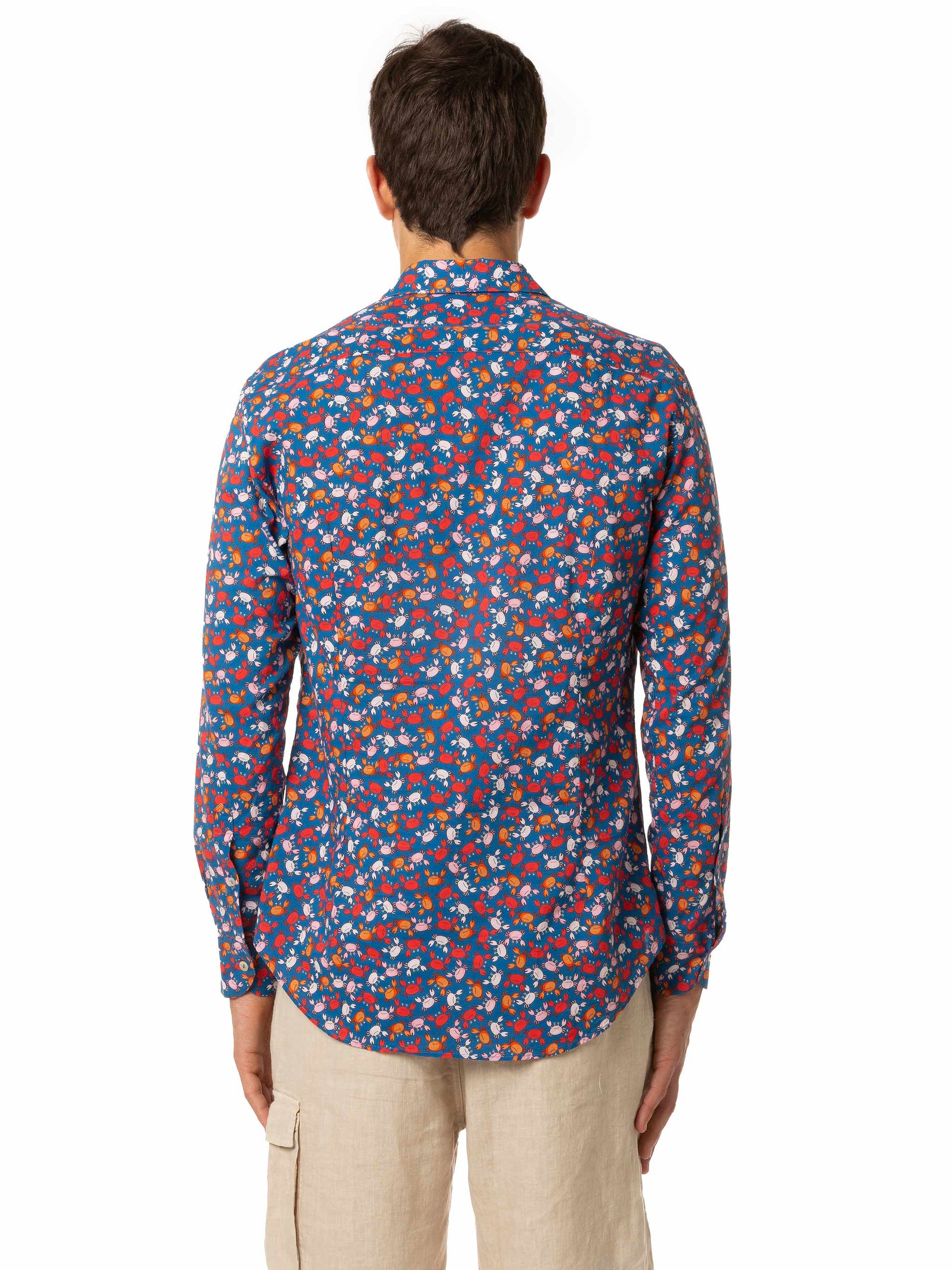 crab dress shirt Crab Spread Button Up Shirt