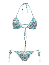 Triangel-Bikini mit Gipsy-Print