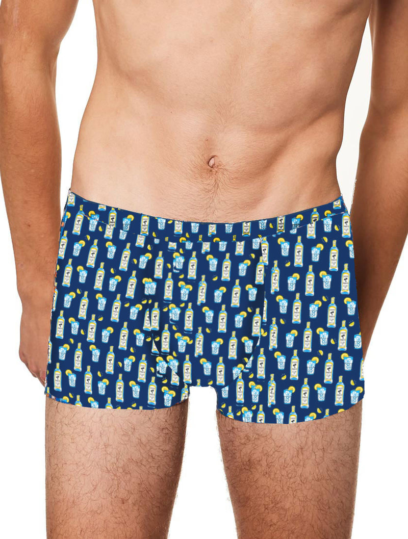 man underwear boxer Gin tonic print