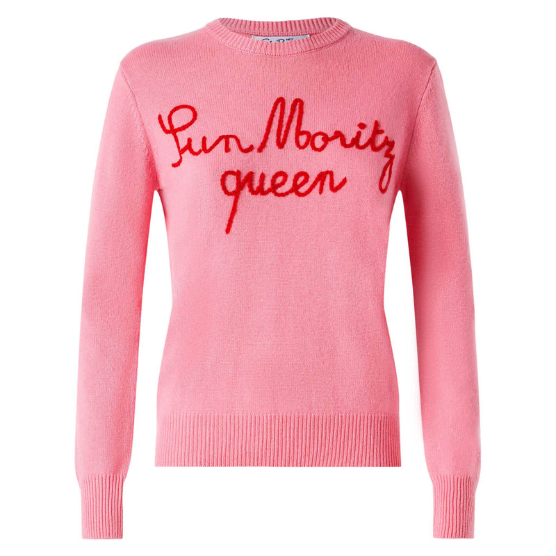 Maglione da donna con ricamo Sun Moritz Queen