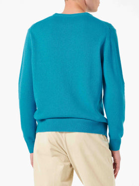 Man sweater with Bello e Possibile print - MC2 Saint Barth