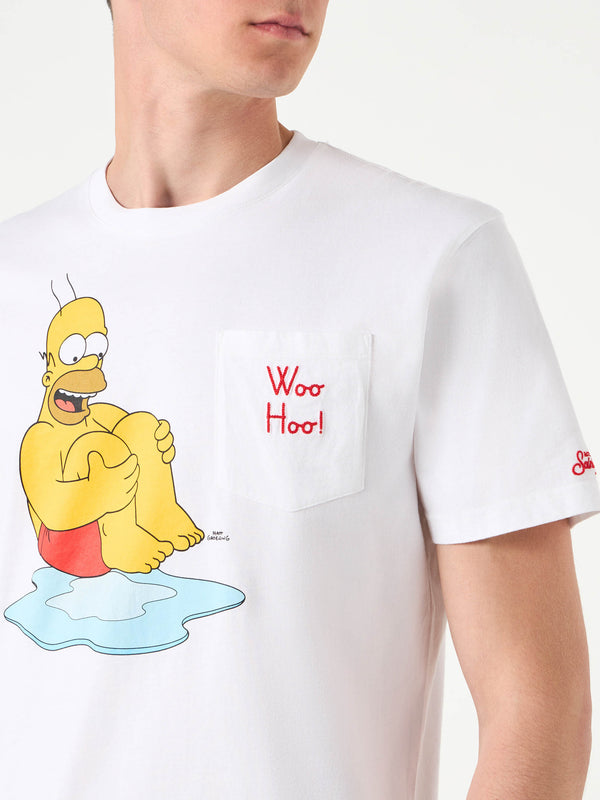 Man cotton t-shirt with Homer print | THE SIMPSONS SPECIAL EDITION